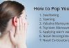 How to pop your Ears How to pop your ears